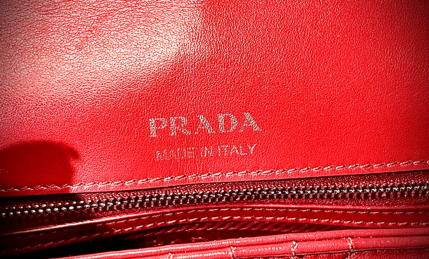 Prada Diagram Chain Shoulder Bag