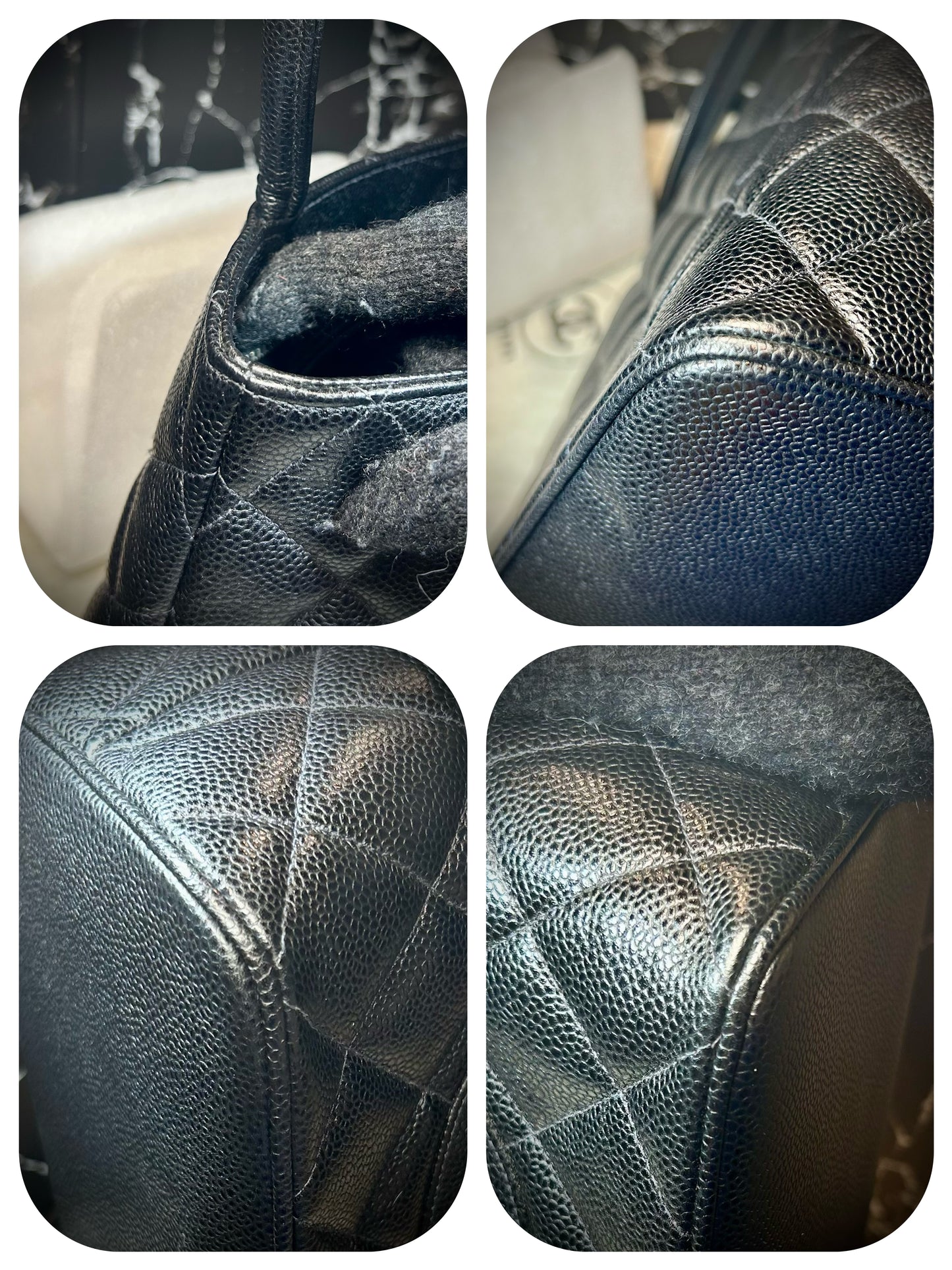 Chanel Vintage Caviar Quilted Tote Bag - Reluxe Finds