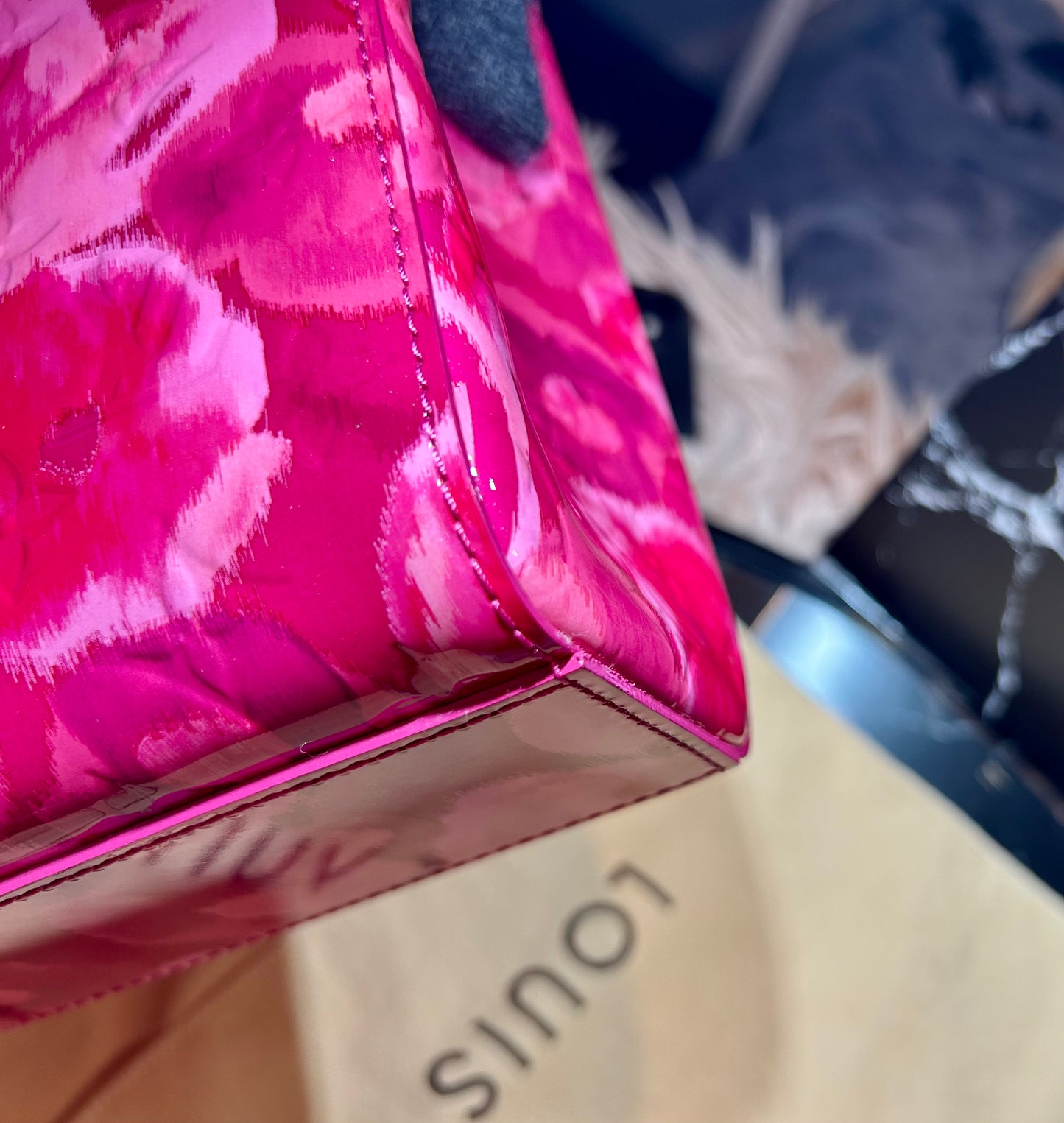 Louis Vuitton Catalina BB- Pink Ramages Floral Print Limited Edition