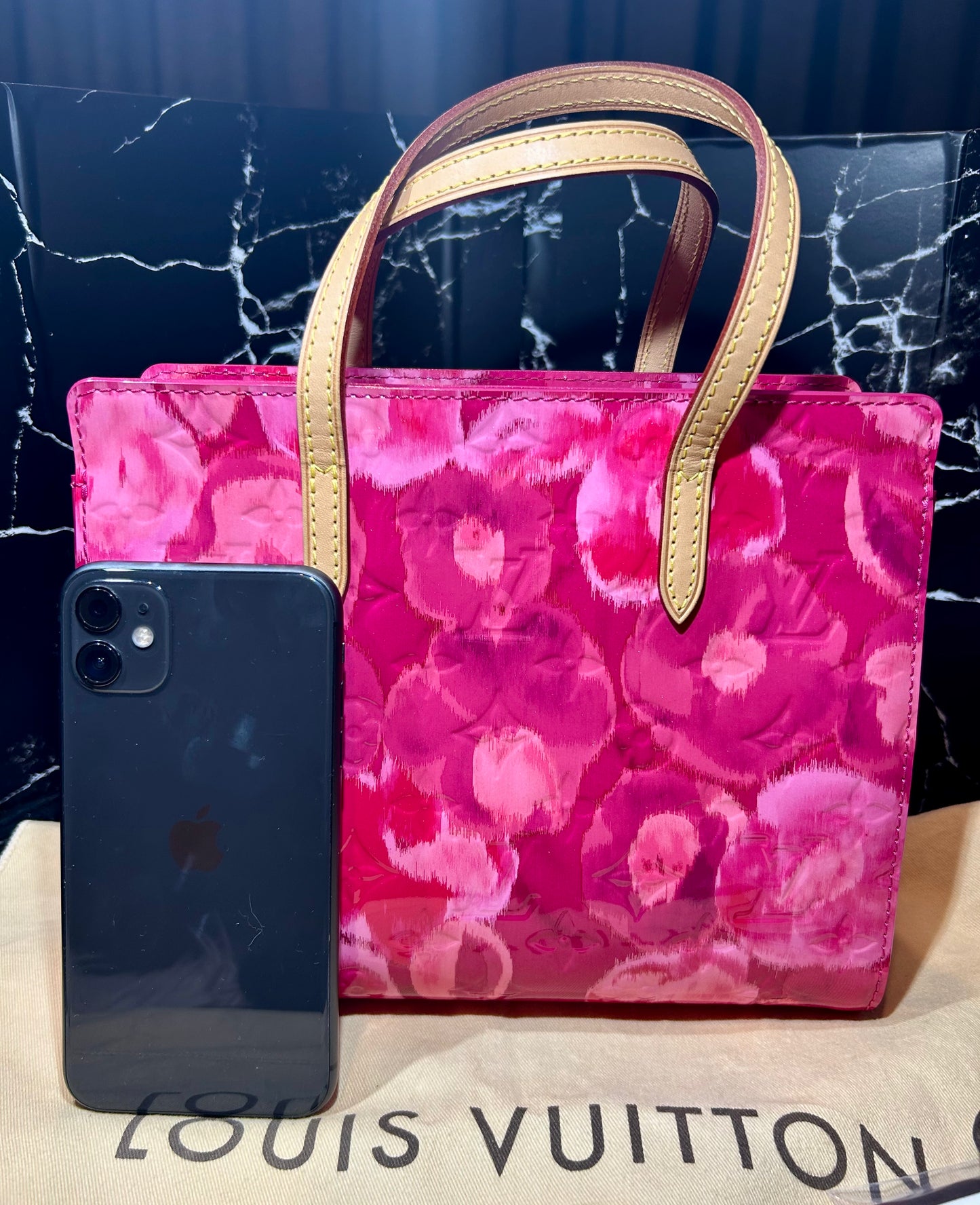 Louis Vuitton Catalina BB- Pink Ramages Floral Print Limited Edition