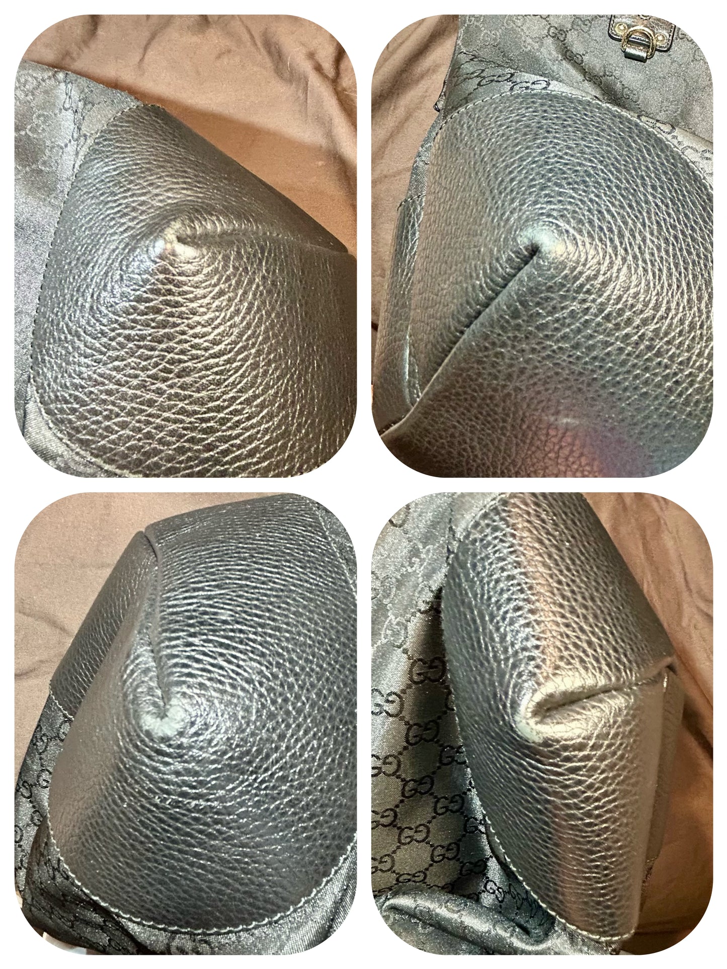 Gucci GG Monogram Black Tote Bag